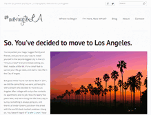 Tablet Screenshot of immovingtolosangeles.com